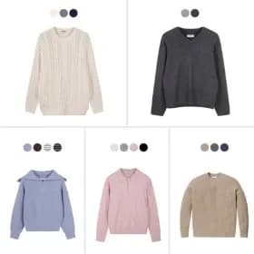 프로젝트엠 남여 겨울 니트 5종 택1 11,730원