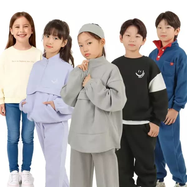 /조거팬츠/티셔츠 모음.    If I remove 모음 and the price, I get:    비아이 기모 상하복 조거팬