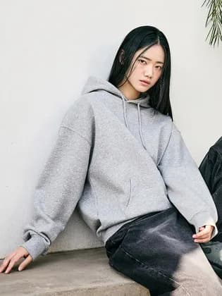 미니멀프로젝트 리파인드 스탠다드 기모 후드 티셔츠