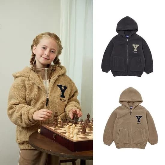 예일키즈 셰르파 집업 후디