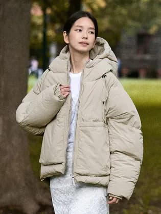 미니멀프로젝트 마그네틱 포켓 헤비 다운패딩