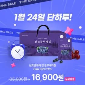 블루베리 주스 30팩 1박스