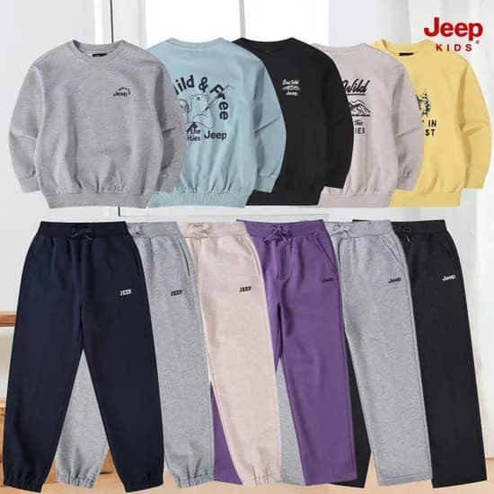 지프키즈 맨투맨 트레이닝팬츠