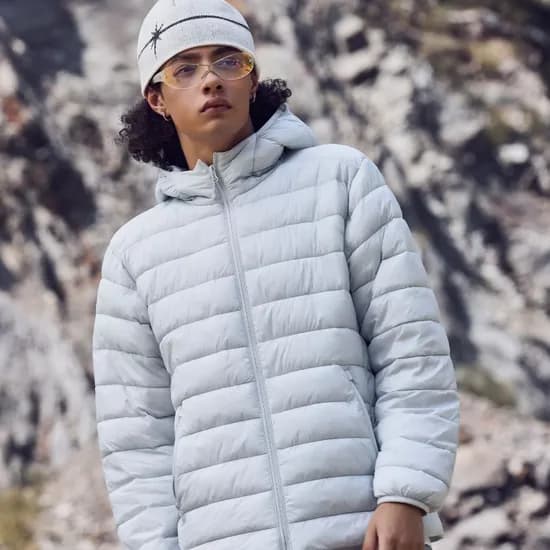 스파오 데님 슬림핏 셔츠