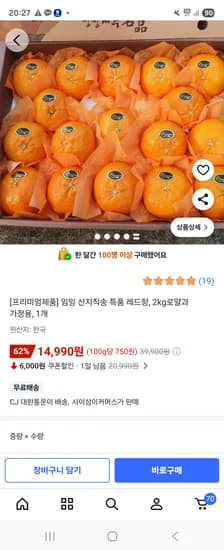 레드향 가정용 로얄과 2kg