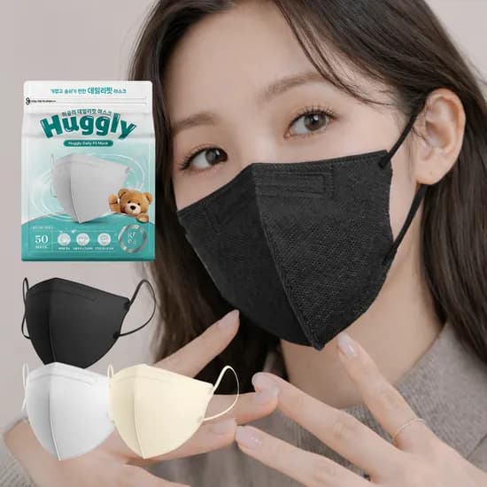 허글리 데일리핏 KF94 마스크 100매 7505원
