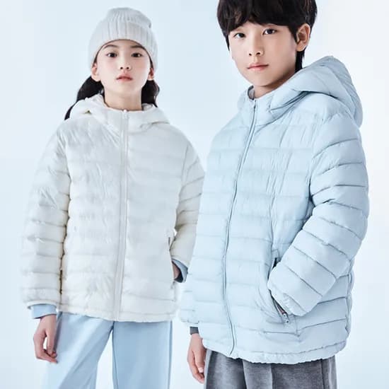 스파오키즈 씬라이트 후드 재킷