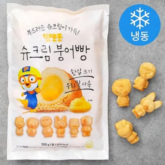 뽀로로 슈크림 붕어빵 500g 2세트 외 겨울맞이 간식 12,630원