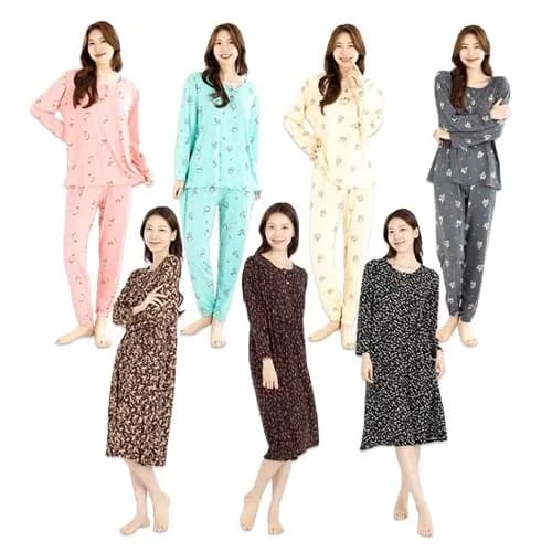 시크나인 피치기모 원피스 잠옷 외 다양