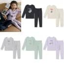 탑텐키즈 수퍼웜 아홉시바니 실내복 셋업