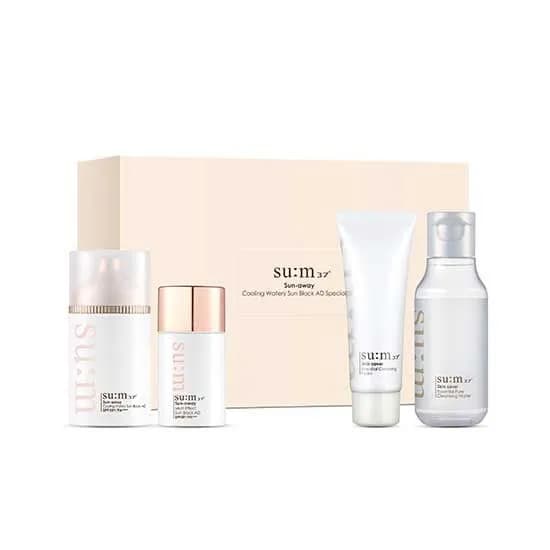 LG생활건강 숨37 선 어웨이 쿨링 워터리 선 블록 AD 스페셜 세트