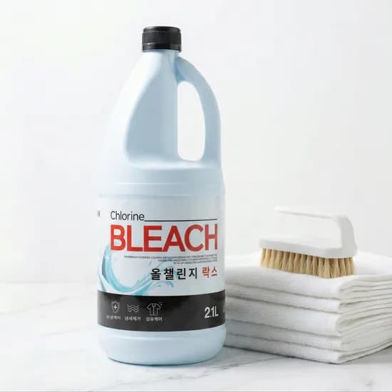 올챌린지 락스 살균소독제 세정 화장실 청소세제 2.1L 6개입