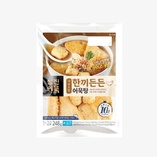 삼진어묵 한끼든든어묵탕 가쓰오맛 248g