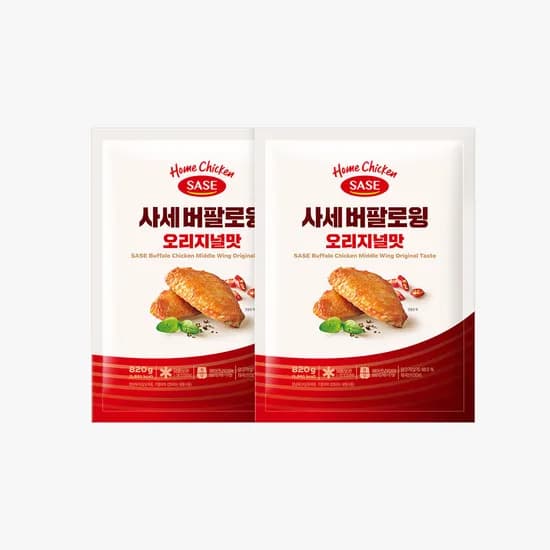 사세 버팔로윙 오리지널맛 820g 2봉