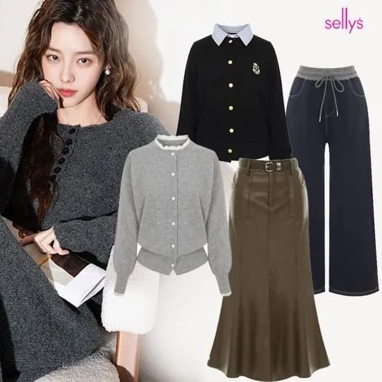 샐리 페이크 레더벨티드 미디움스커트 26,030원 무배