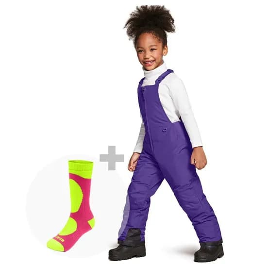 1+1 방한 방수 스키 눈썰매복 양말 세트