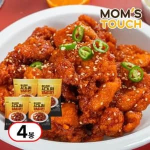 동원 맘스터치 양념치킨 250g 4팩