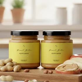 비오바이 무가당 하이올레익 땅콩버터 450g 2병