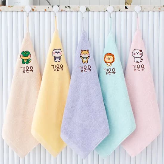 얼집 고리수건 5장