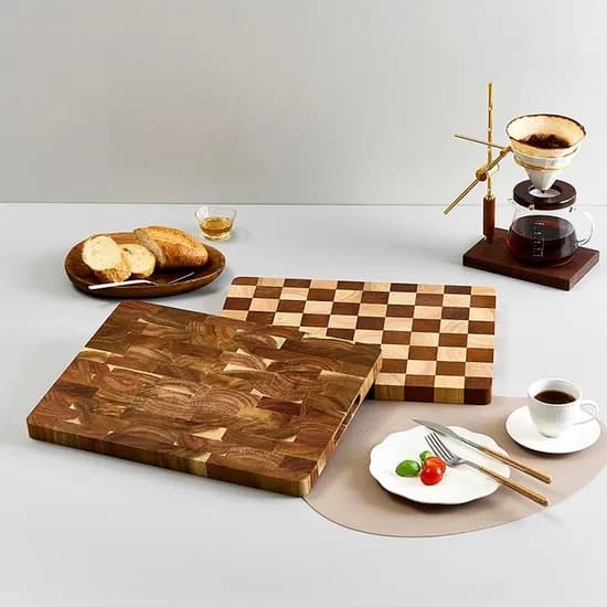 로얄튜더 엔드그레인 브릭 체크 도마