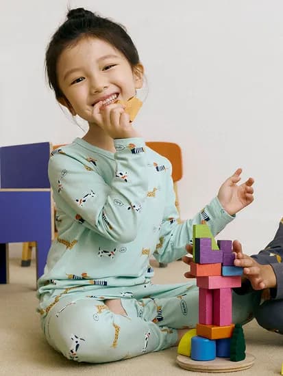 탑텐키즈 공용 온에어 모이스처웜 셋업