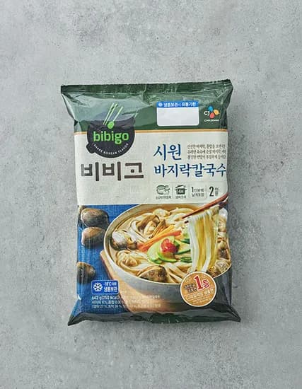 비비고 시원바지락칼국수 2인분
