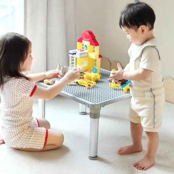 공부와 놀이를 하나로! 6in1 레고블럭테이블 책상 54,820원 무배