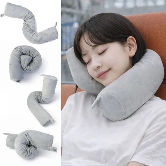 hijomarket 비행기목베개 기내용목베개 여행용 휴대용 승무원 자유변형 허그핏 15,600원 무배