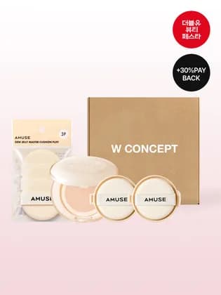 어뮤즈 듀 젤리 마스터 쿠션 본품+리필2개+퍼프3개 세트 32,130원