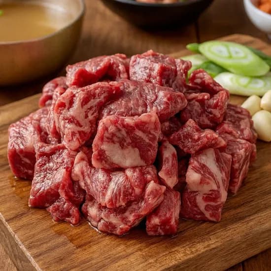 산지대장 ++1등급 한우 국거리 핫딜 300g 4팩 38,000원 무배