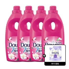 다우니 탈취파워 목련과베리 초고농축 섬유유연제 본품 1L 4개 12,400원
