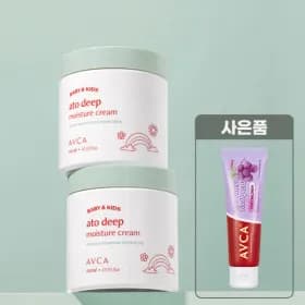 아브카 유아 고보습 크림 1+1 15,760원 (저불소 치약 1개 증정)