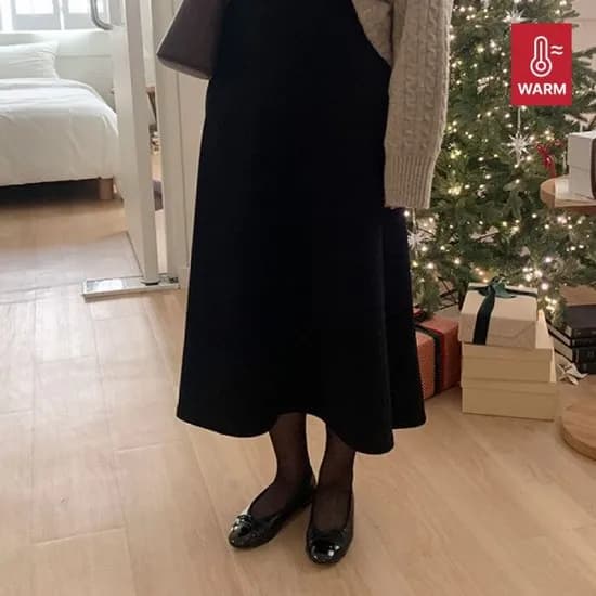 기모 밴딩 플레어 a라인 롱 스커트 19,710원 무배