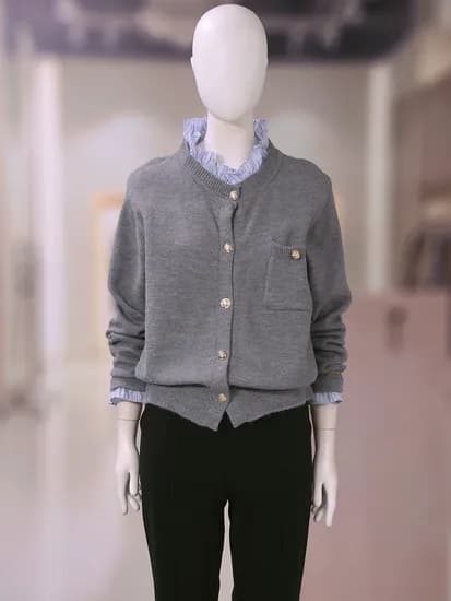 르샵 프릴 레이어드 니트 가디건 23,280원 무배