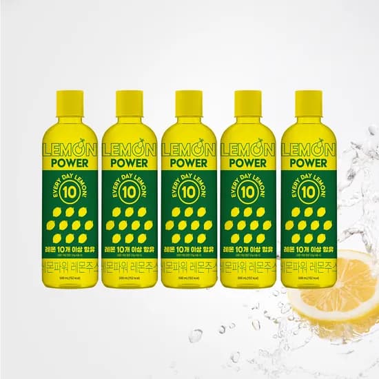 레몬파워 레몬주스 500ml 10개 8500원 무배