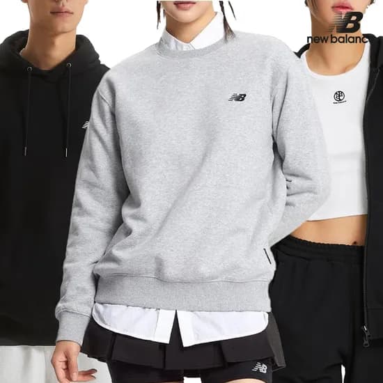 뉴발란스 라운드 기모 맨투맨 37,900원