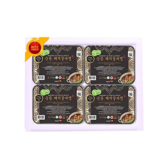 순한 돼지갈비찜 선물세트 750g x 4팩 39,900원