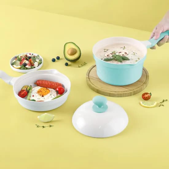 키친플라워 두두팟 세라믹 편수냄비+팬 세트 29,900원 무배