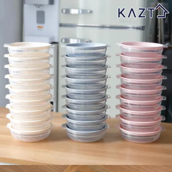 KAZT 심플쿡 냉동밥 원형 전자렌지용기 400ml 16개 5,520원