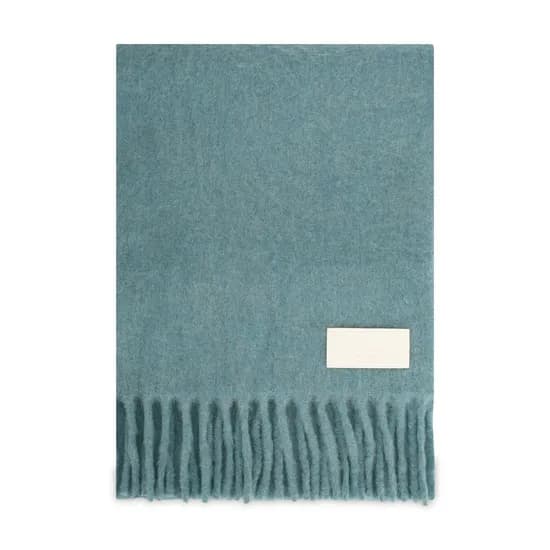 아미 AMI 공용 로고 패치 아쿠아마린 머플러 131,140원