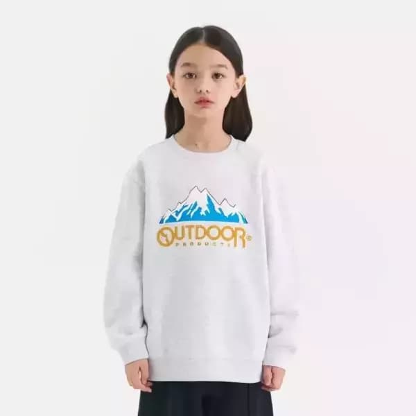 아웃도어 프로덕트 키즈 기모 맨투맨 등 27,200원~
