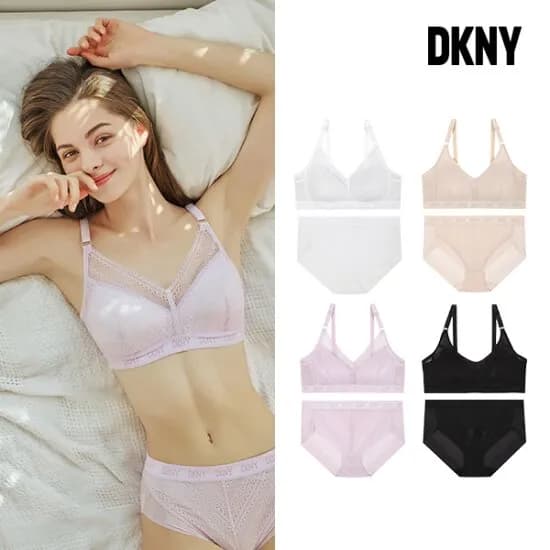 DKNY 여성 풀커버리지 메쉬 브라팬티 8종세트 29000원