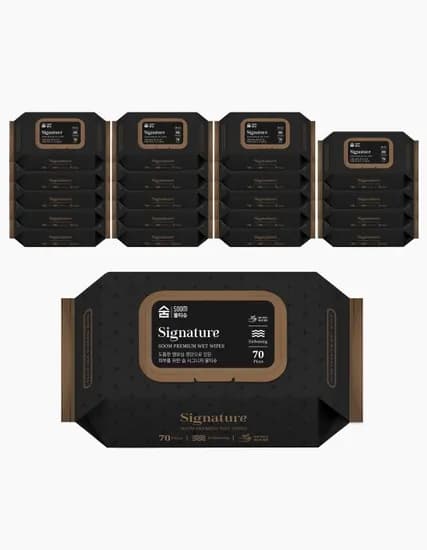 숨 시그니처 프리미엄 63g 고평량 아기물티슈 70매 20팩 13,520원