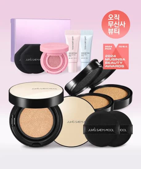 정샘물 에센셜 스킨 누더쿠션 더블기획 본품2+리필2 63200원