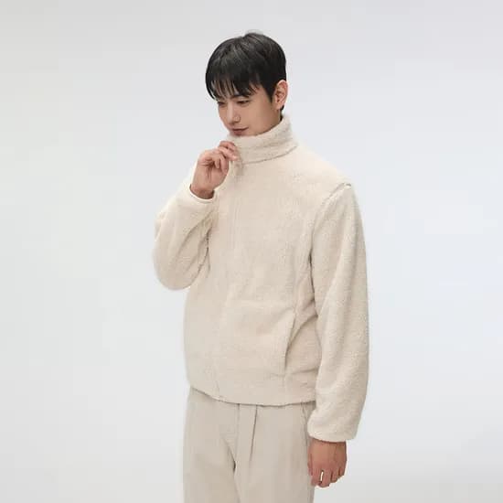 스파오 베이직 퍼플리스 집업 14200원