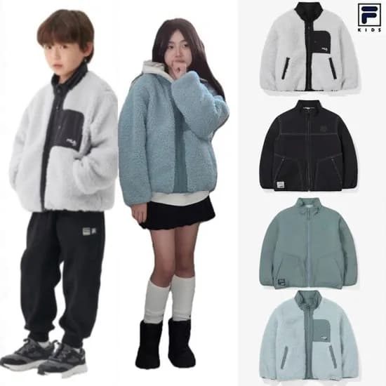 휠라키즈 리버시블 양면 보아플리스 바람막이 39,530원 무배