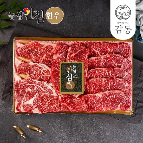 농협안심한우 구이3호 한우선물세트 1kg 93,750원