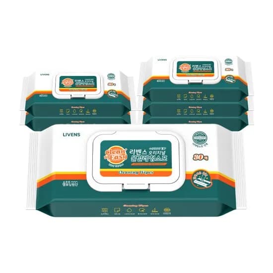 리벤스 오리지널 대형 캡형 물걸레 청소포 청소 물티슈 180매 6,900원 체험특가