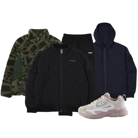 휠라 남성 경량 스트레치 튜브 시보리 다운 87,900원