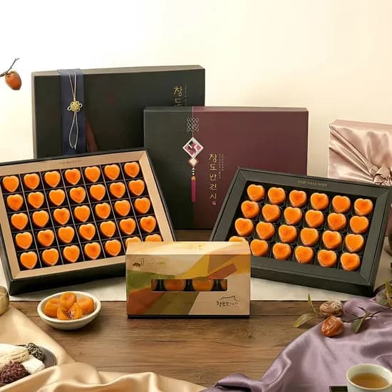 씨없는 청도 하트 반건시 곶감 선물세트 17,790원